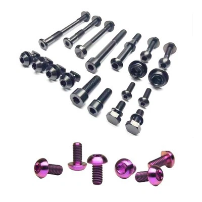 Titanium anodizing bolts สำหรับจักรยาน