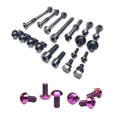 Titanium anodizing bolts สำหรับจักรยาน
